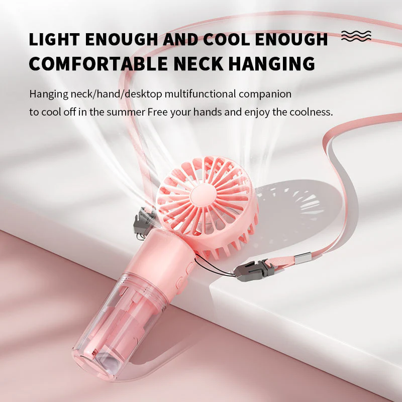 Portable Spray Fan with Misting Function for Instant Cooling - Image 23