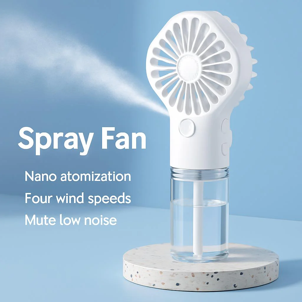 Portable Spray Fan with Misting Function for Instant Cooling - Image 6