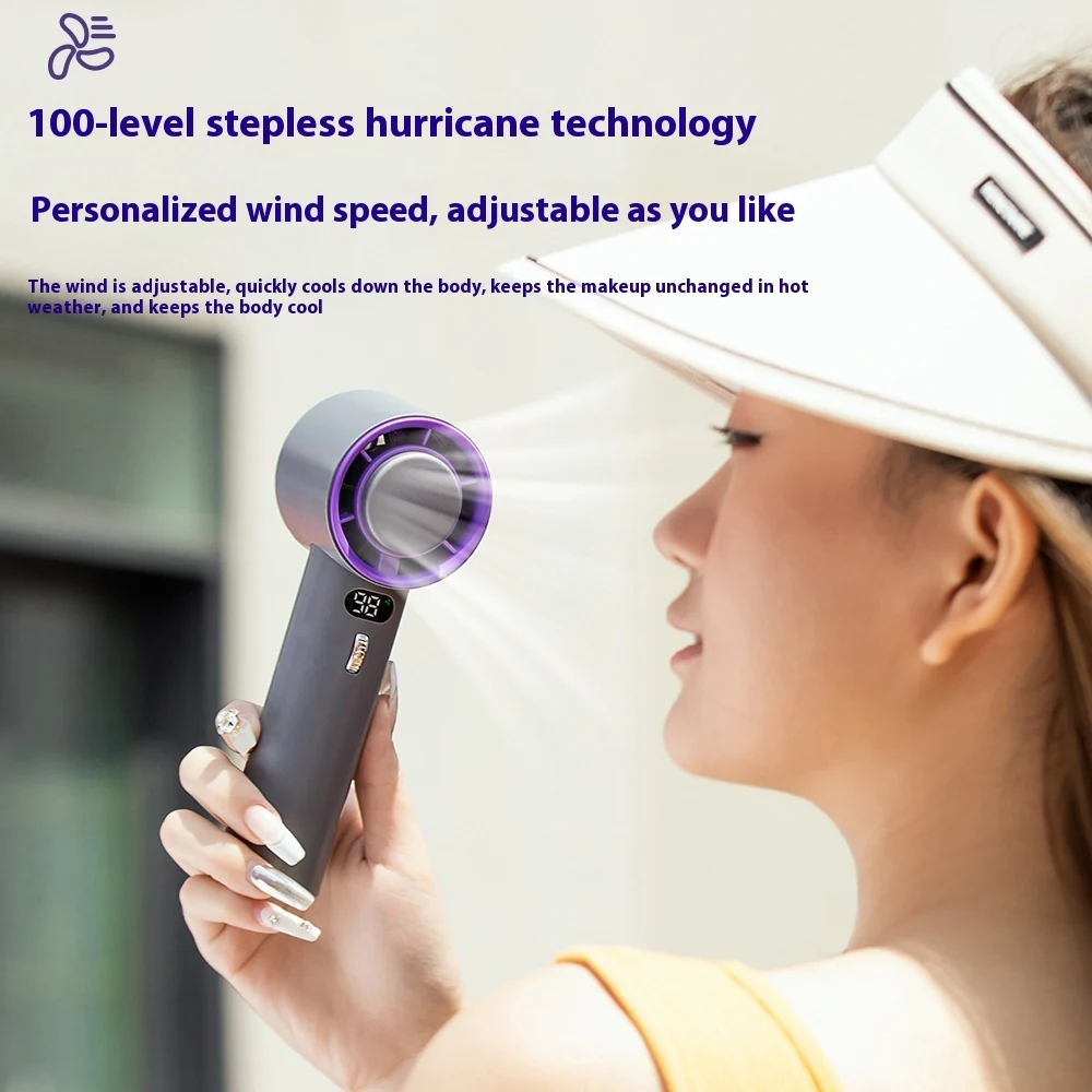 Turbo Cooling Mini Fan - Rechargeable & Portable - Image 23
