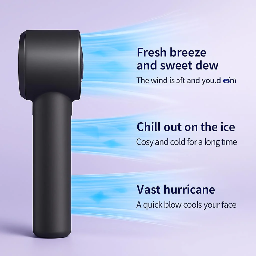 Turbo Cooling Mini Fan - Rechargeable & Portable - Image 4