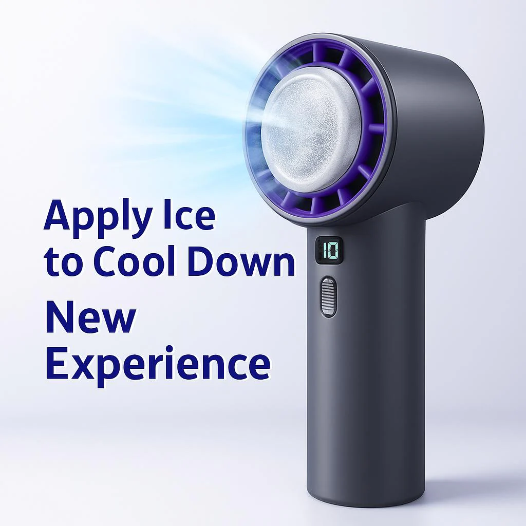 Turbo Cooling Mini Fan - Rechargeable & Portable - Image 7