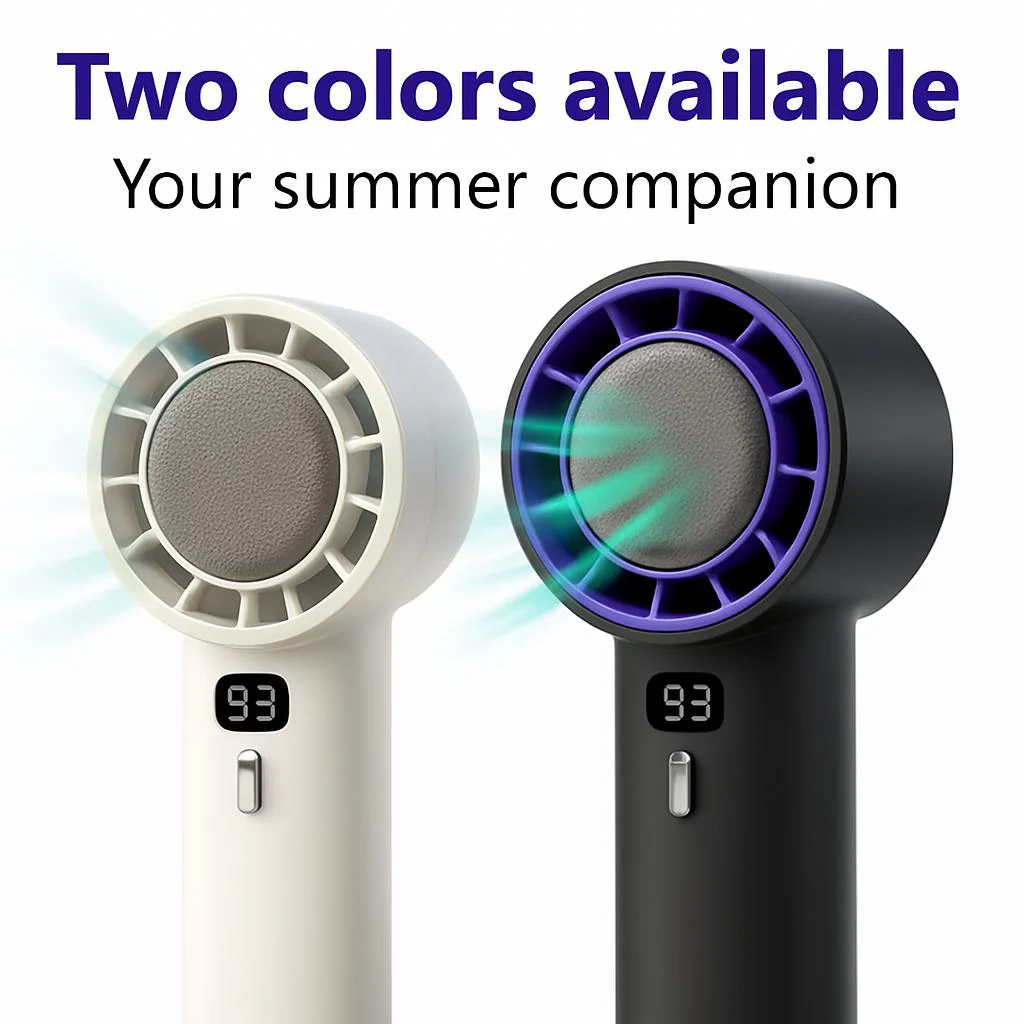 Turbo Cooling Mini Fan - Rechargeable & Portable - Image 8