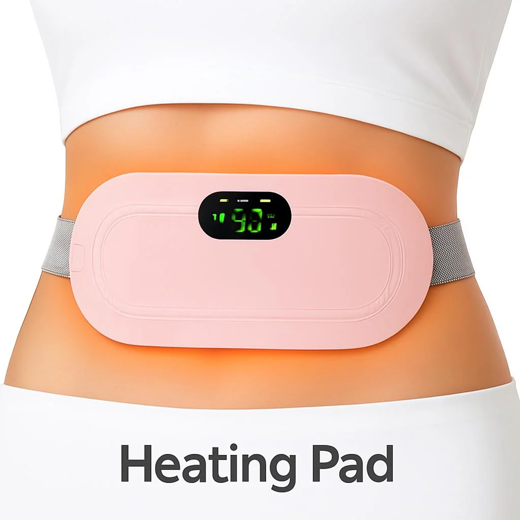 Cordless Heating Pad with Massage & Adjustable Heat - Image 3
