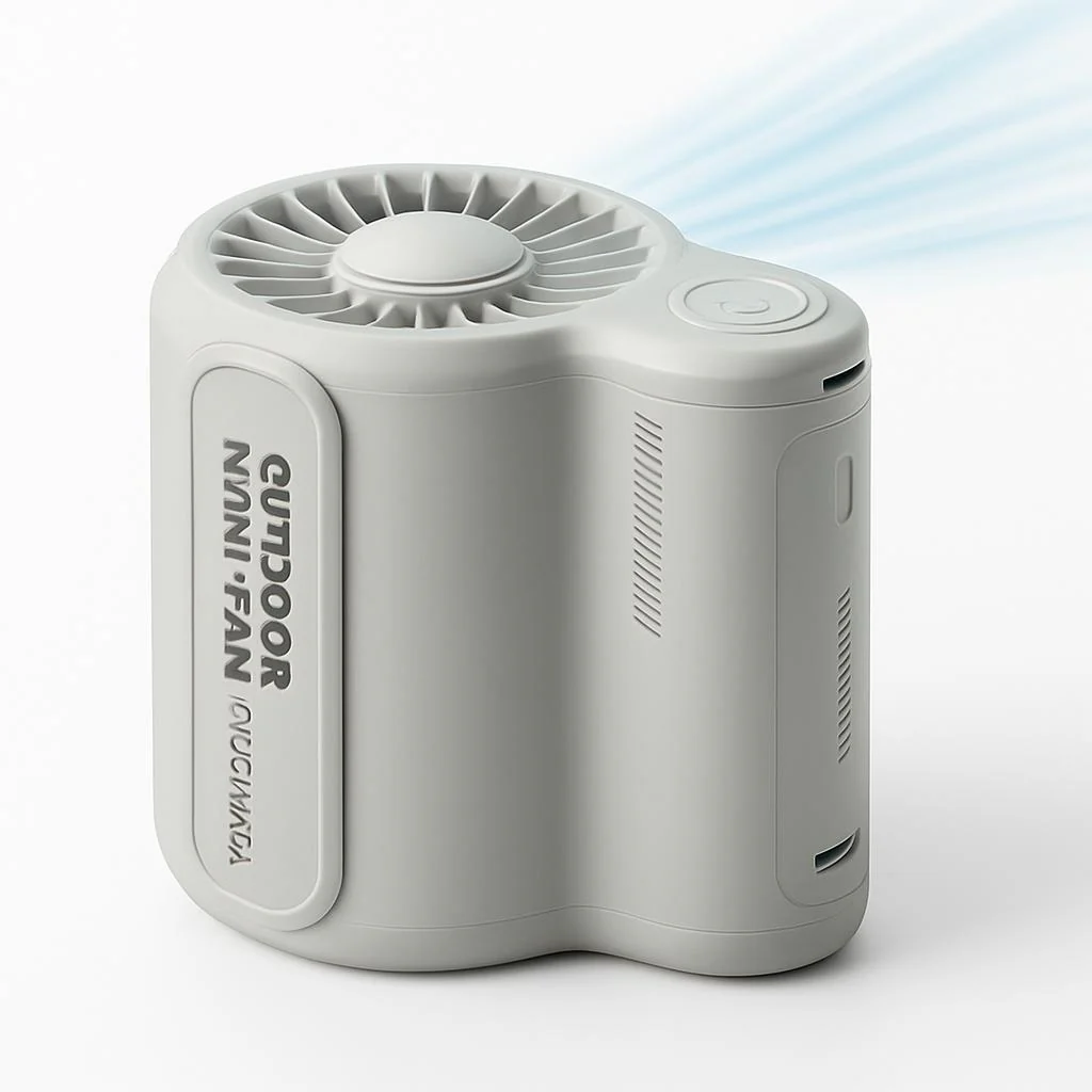 High-Airflow USB Rechargeable Fan for Outdoor Adventures - Image 10