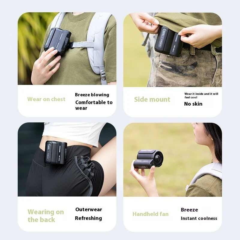 High-Airflow USB Rechargeable Fan for Outdoor Adventures - Image 15