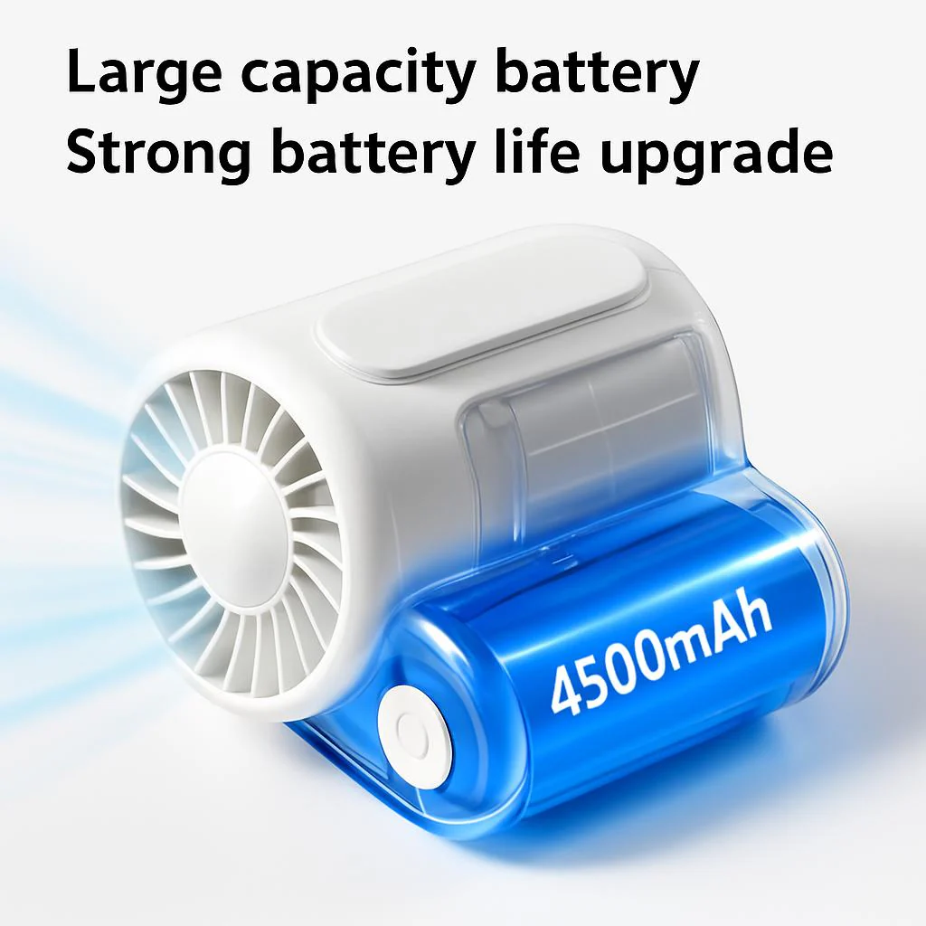 High-Airflow USB Rechargeable Fan for Outdoor Adventures - Image 4