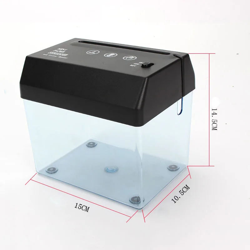 Portable Mini Paper Shredder Electric USB Battery Operated Shredder Documents Paper Cutting Tool for Home Office - Image 2