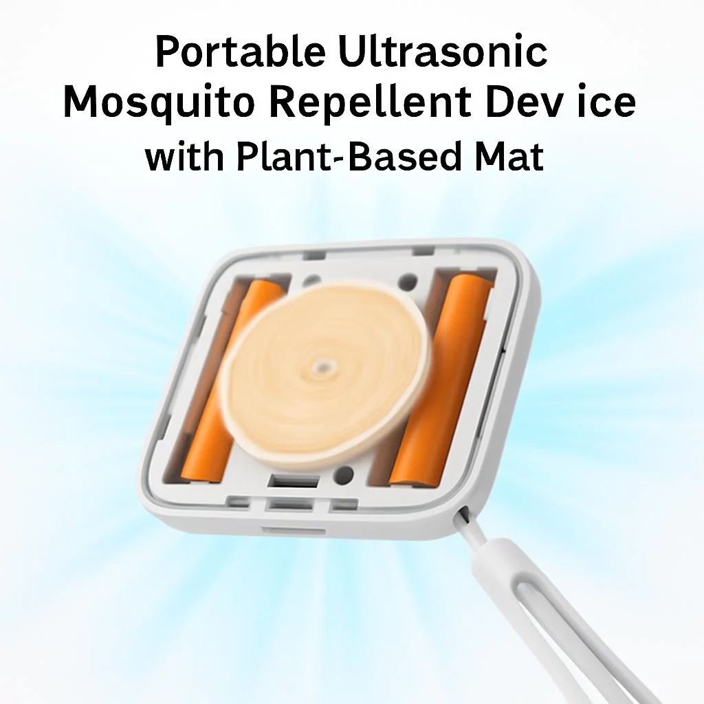 Portable Ultrasonic Mosquito Repellent Device with Plant-Based Mat - Image 10