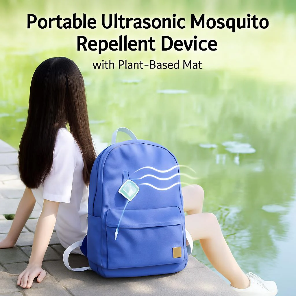 Portable Ultrasonic Mosquito Repellent Device with Plant-Based Mat - Image 8