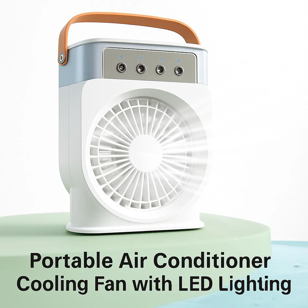 Portable Air Conditioner Cooling Fan with LED Lighting - Image 11