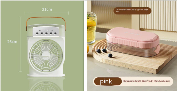 Portable Air Conditioner Cooling Fan with LED Lighting - Image 18