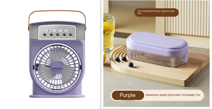 Portable Air Conditioner Cooling Fan with LED Lighting - Image 19
