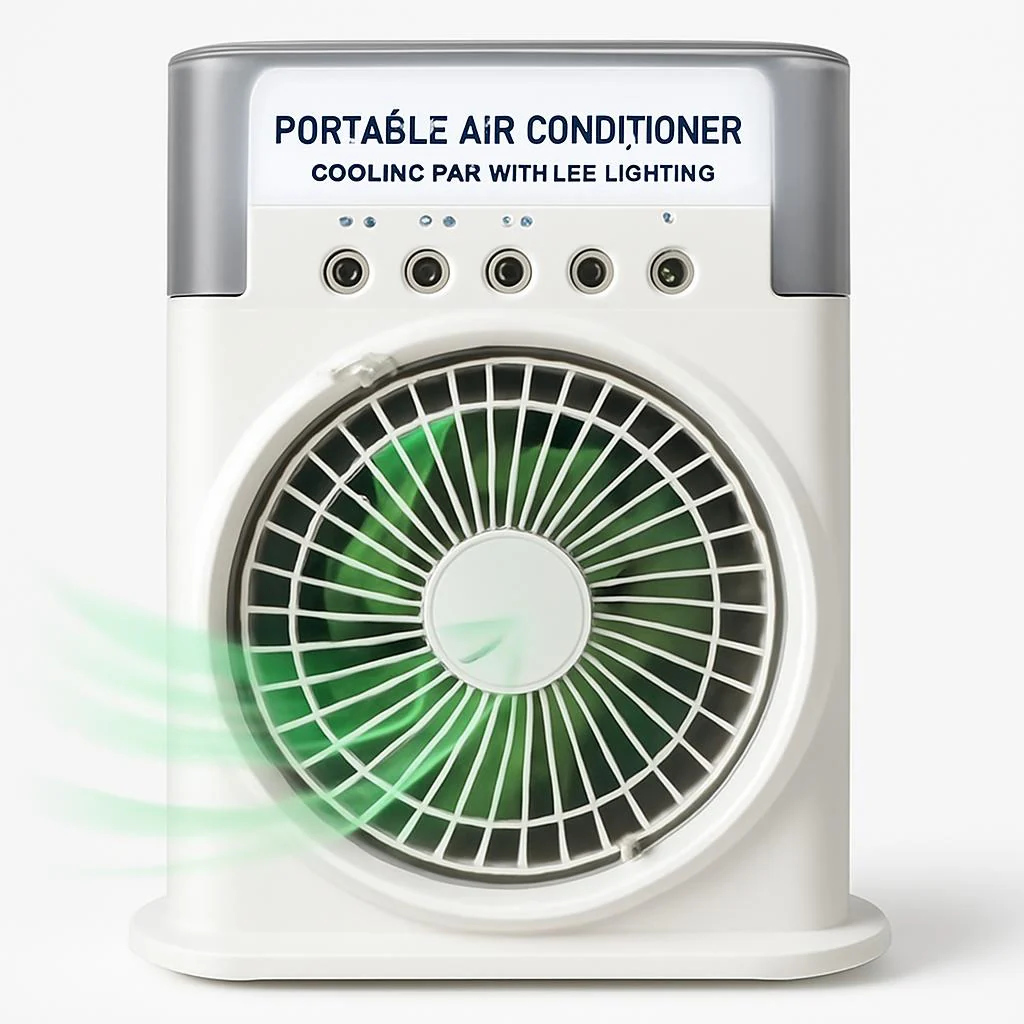 Portable Air Conditioner Cooling Fan with LED Lighting - Image 20