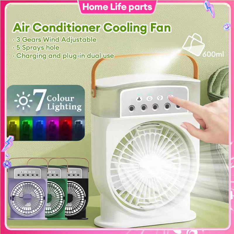 Portable Air Conditioner Cooling Fan with LED Lighting - Image 22