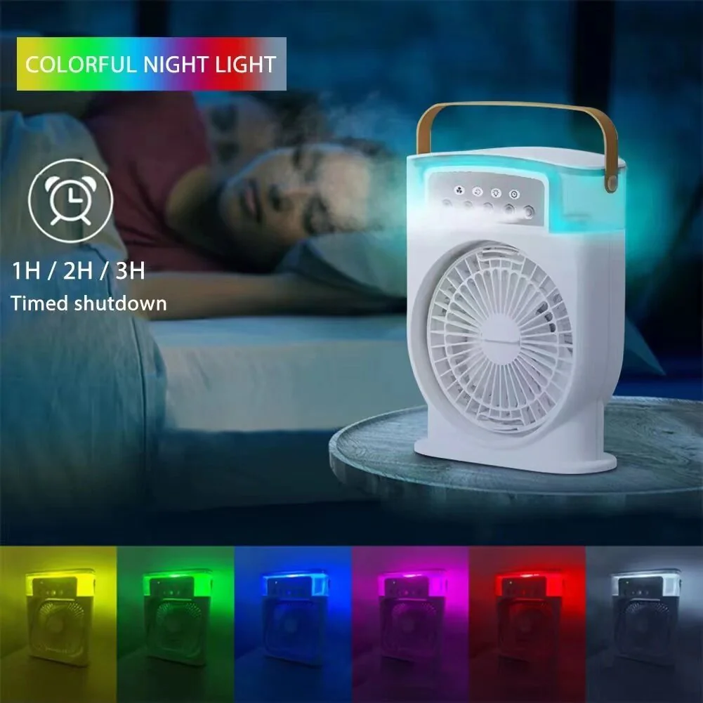 Portable Air Conditioner Cooling Fan with LED Lighting - Image 23