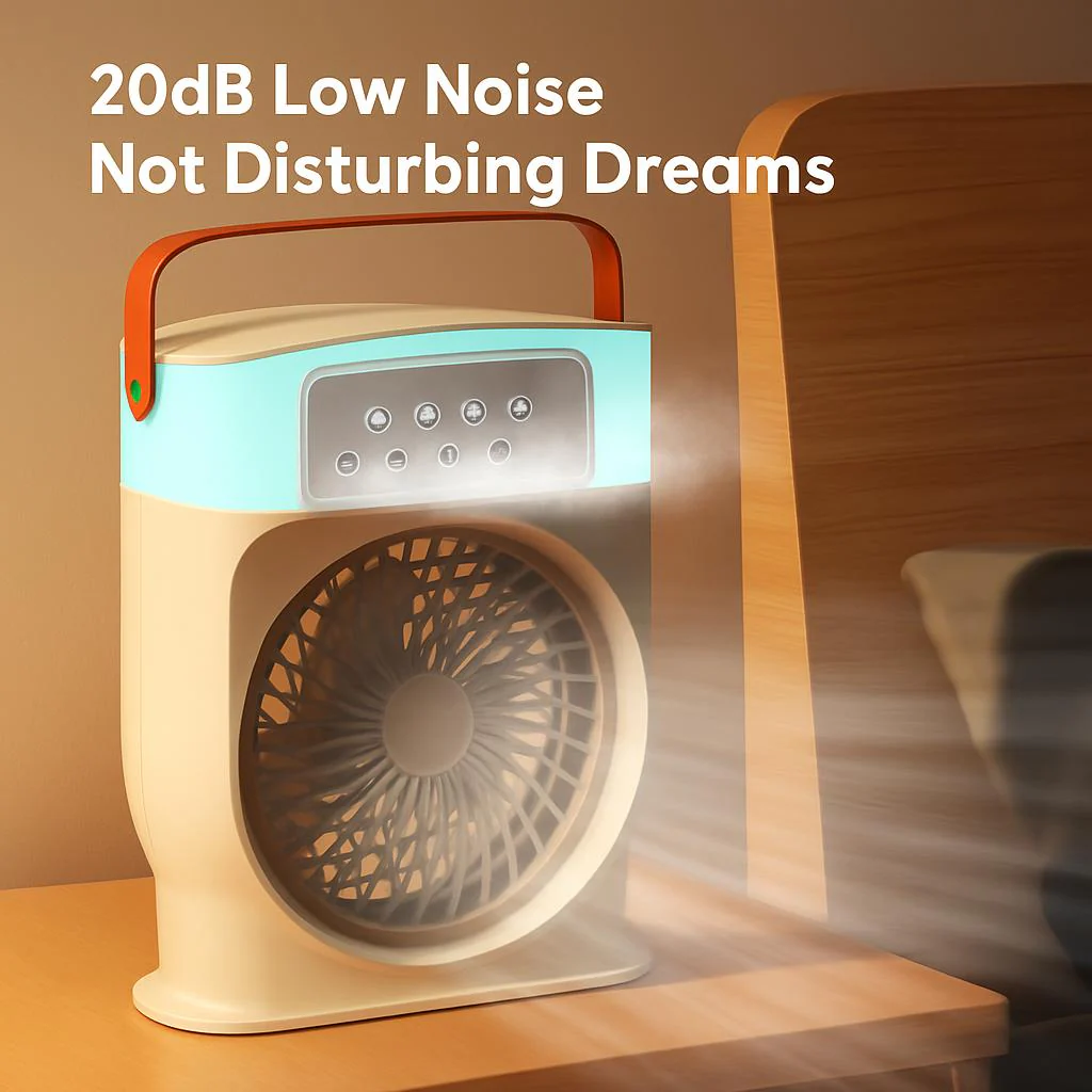 Portable Air Conditioner Cooling Fan with LED Lighting - Image 5