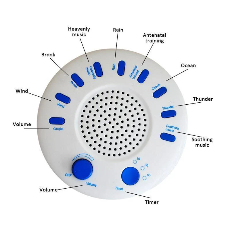 Portable White Noise Machine for Stress Relief and Sleep Improvement - Image 10