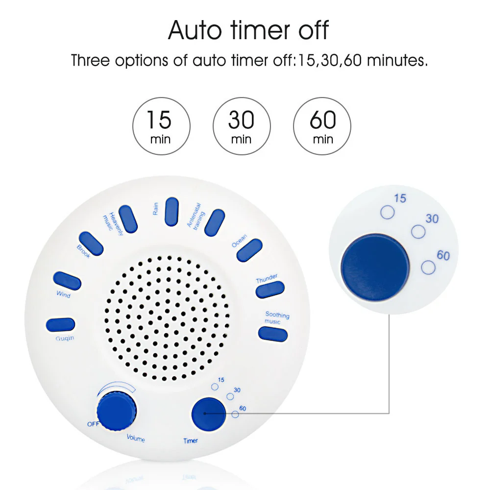 Portable White Noise Machine for Stress Relief and Sleep Improvement - Image 12