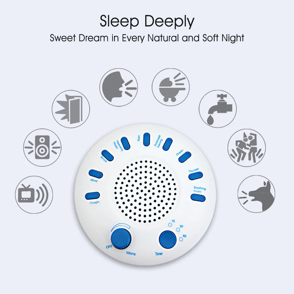 Portable White Noise Machine for Stress Relief and Sleep Improvement - Image 14