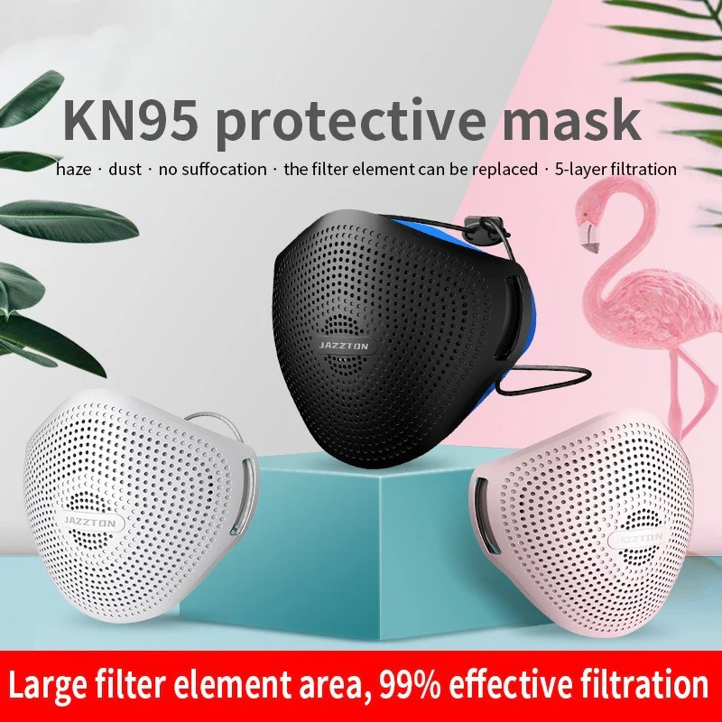 Black Reusable Ergonomic Face Mask - Sustainable & Comfortable - Image 22