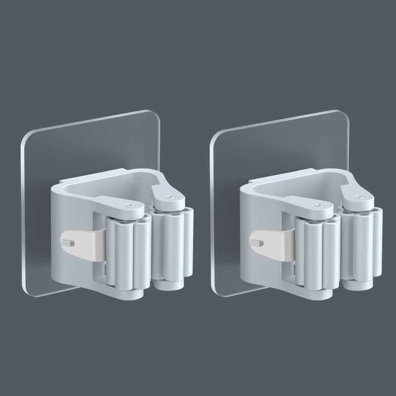 No-Drill Strong Adhesive Mop Hook – 3-Pack Wall Mount Holder - Image 3