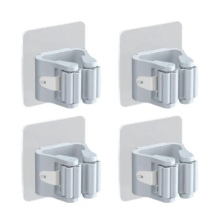 No-Drill Strong Adhesive Mop Hook – 3-Pack Wall Mount Holder - Image 8