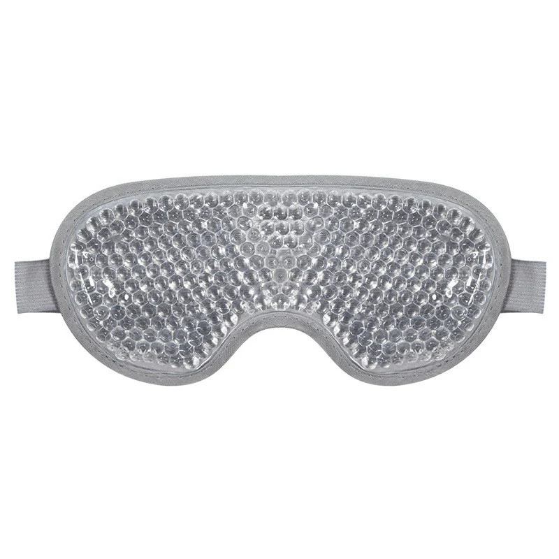 Reusable Gel Eye Mask for Hot & Cold Therapy - Blue Contoured Design - Image 17