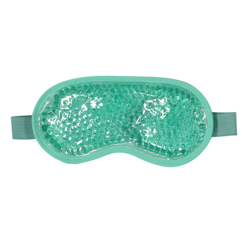 Reusable Gel Eye Mask for Hot & Cold Therapy - Blue Contoured Design - Image 20