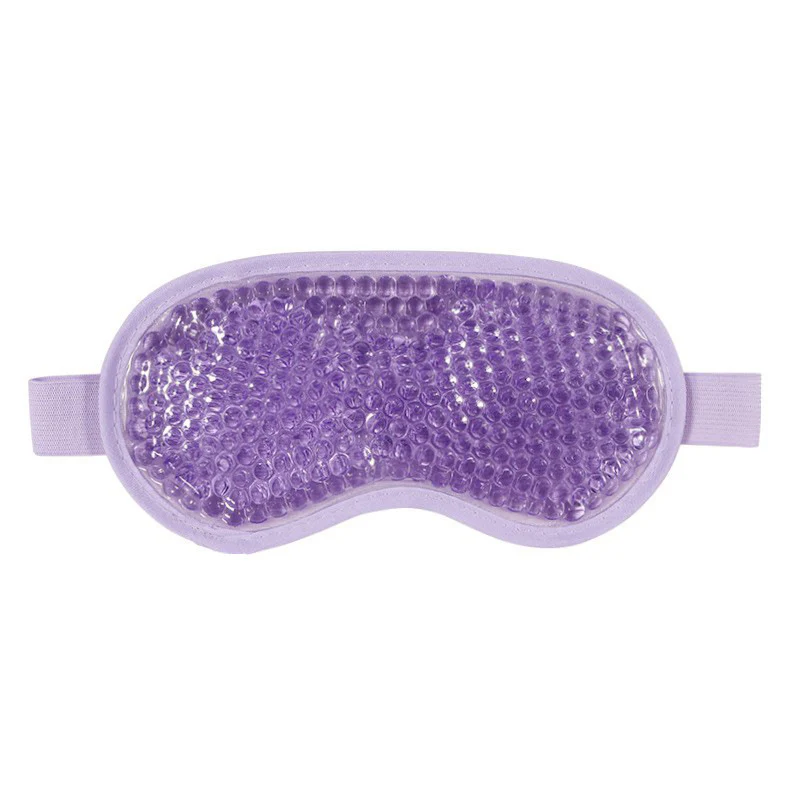 Reusable Gel Eye Mask for Hot & Cold Therapy - Blue Contoured Design - Image 24