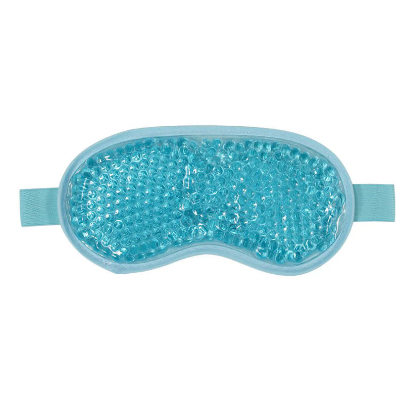 Reusable Gel Eye Mask for Hot & Cold Therapy - Blue Contoured Design - Image 26