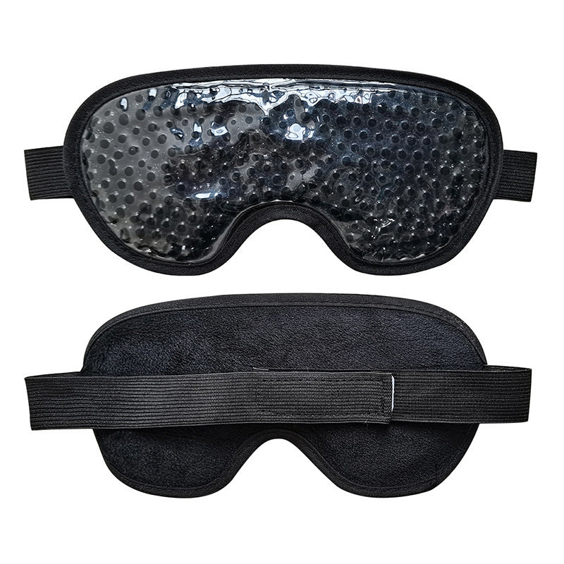 Reusable Gel Eye Mask for Hot & Cold Therapy - Blue Contoured Design - Image 27