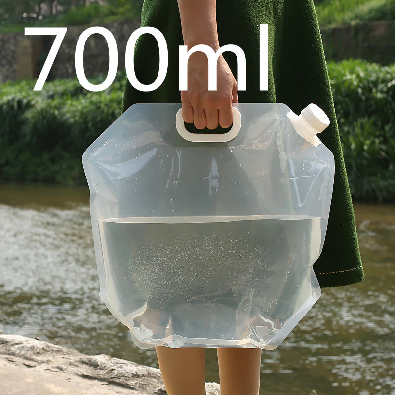 Eco-Friendly Foldable PVC Water Bag for Camping & Hiking - Image 3