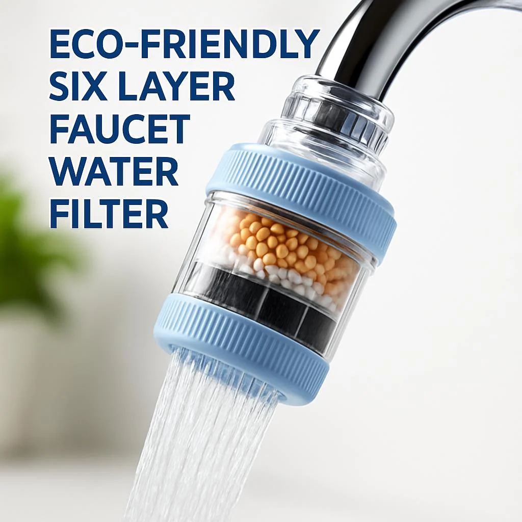 Eco-Friendly Six Layer Faucet Water Filter - Image 2