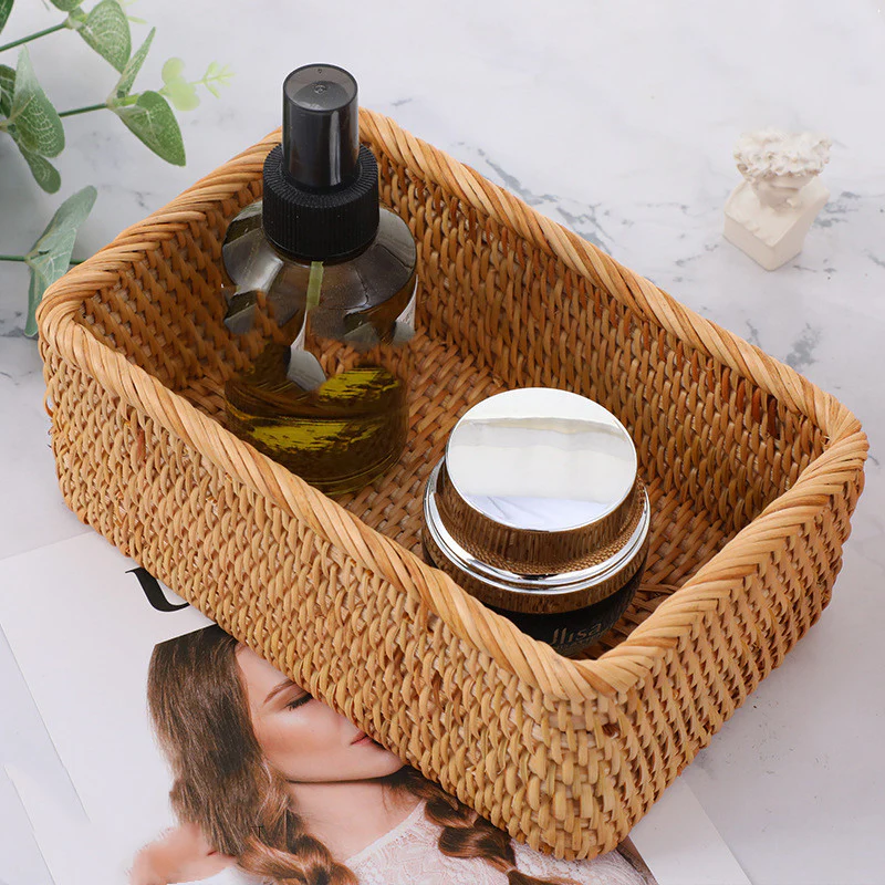 Eco-Friendly Rattan Stackable Storage Box - Image 9