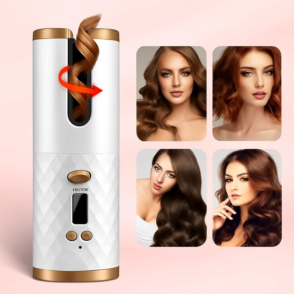 Portable Eco-Friendly Automatic Hair Curler for Effortless Styling - Image 3