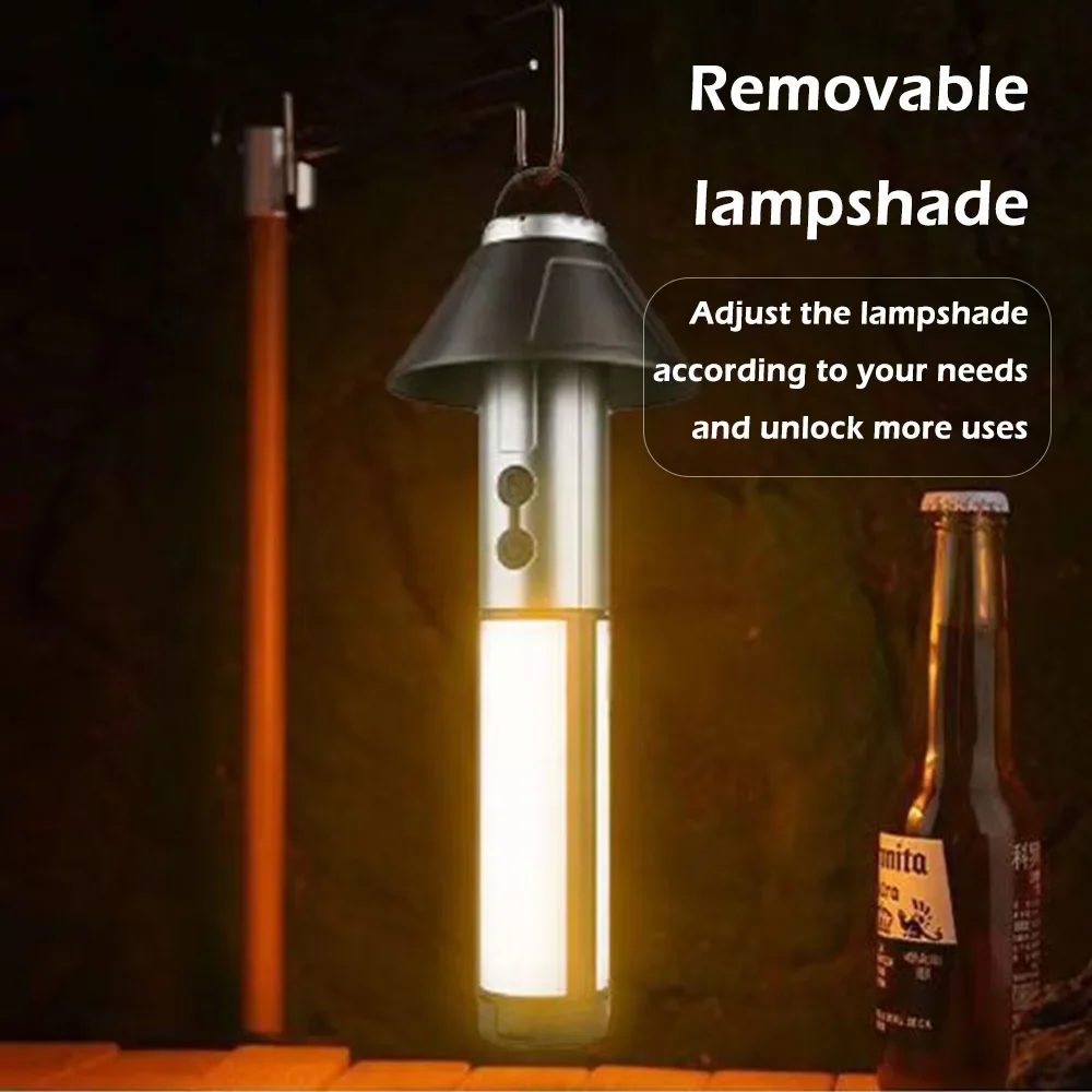 Rechargeable Outdoor Portable Hiking Camping Fishing Flashlight Telescoping Camping Lantern Telescopic Camping Light - Image 25