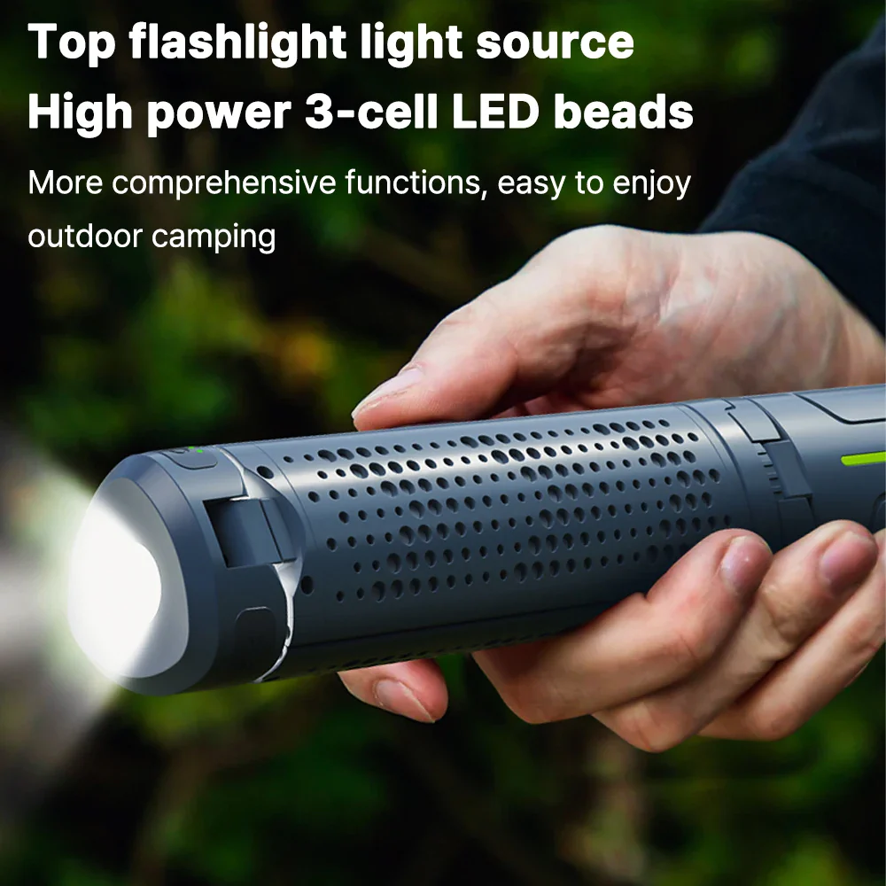 Rechargeable Outdoor Portable Hiking Camping Fishing Flashlight Telescoping Camping Lantern Telescopic Camping Light - Image 4