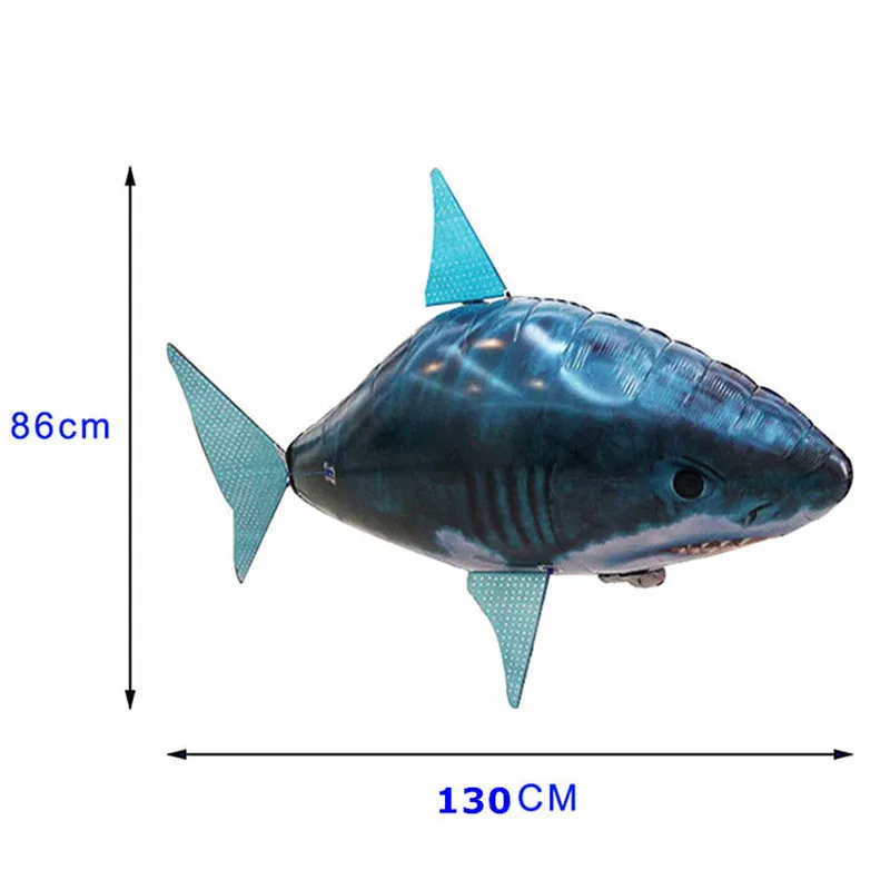 Remote Control Shark Balloons Inflatable Flying Shark Helium Balloon for Kids Boys and girls Birthday Party Christmas Gift - Image 4