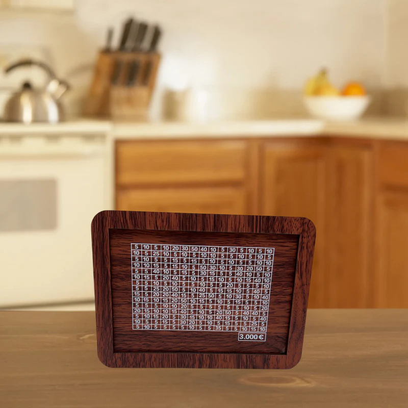Eco-Friendly Digital Piggy Bank - Sustainable Wood Grain Savings Box - Image 23