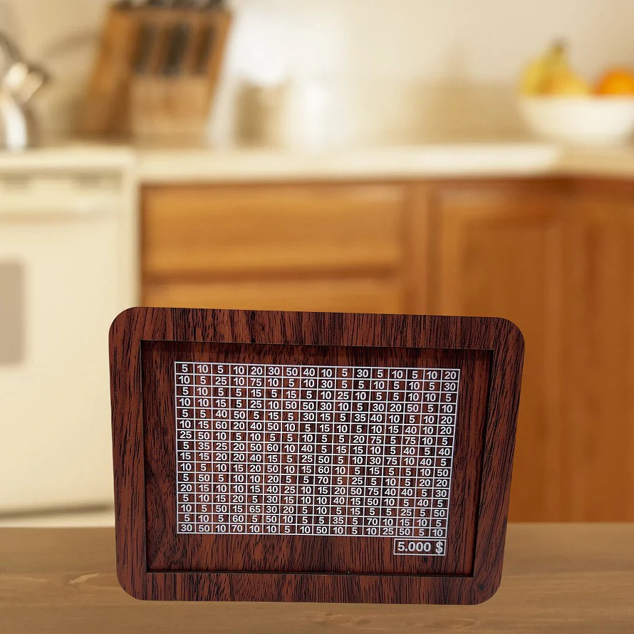 Eco-Friendly Digital Piggy Bank - Sustainable Wood Grain Savings Box - Image 31