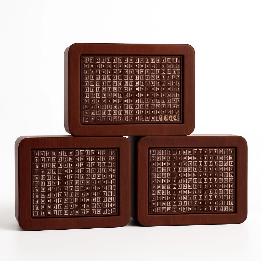 Eco-Friendly Digital Piggy Bank - Sustainable Wood Grain Savings Box - Image 6