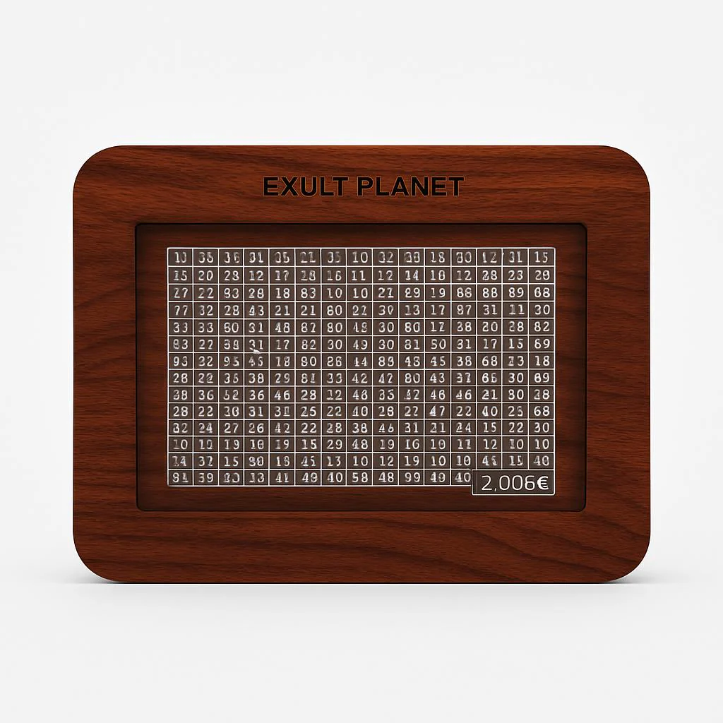 Eco-Friendly Digital Piggy Bank - Sustainable Wood Grain Savings Box - Image 7