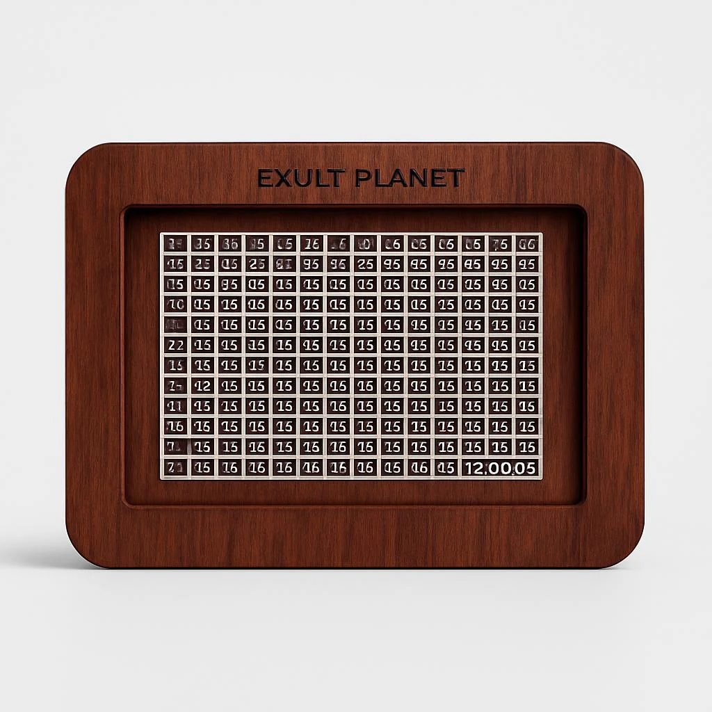 Eco-Friendly Digital Piggy Bank - Sustainable Wood Grain Savings Box - Image 9
