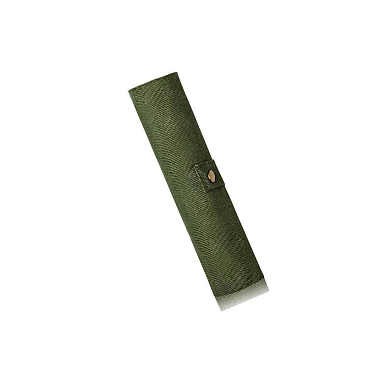 Eco-Friendly Bamboo Cutlery Set with Green Case - Reusable & Portable - Image 11