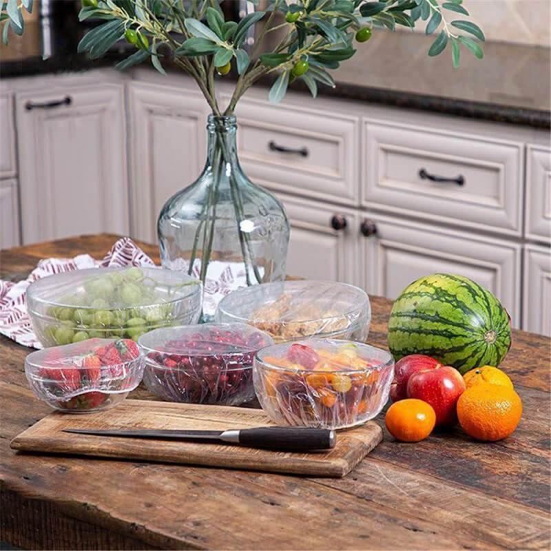 Eco-Friendly Reusable Silicone Bowl Covers - Transparent, Round, Stretchable - Image 7