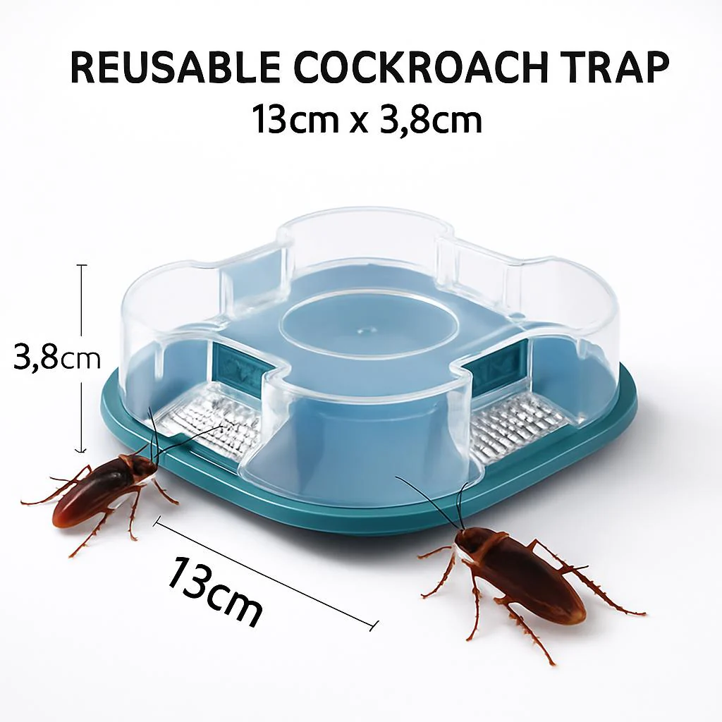 Eco-Friendly Reusable Cockroach Trap - Non-Toxic Pest Control Solution - Image 4