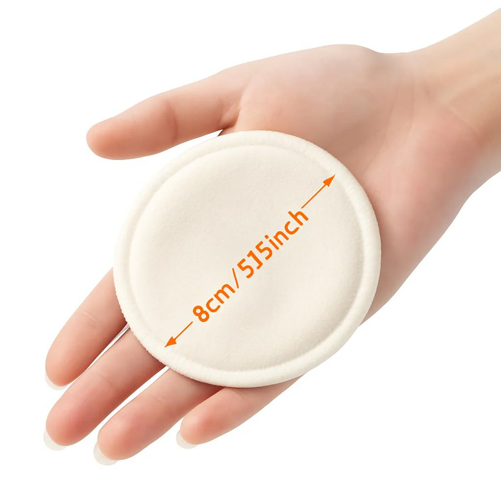 Eco-Friendly Reusable Makeup Remover Pads with Mesh Bag - Image 3