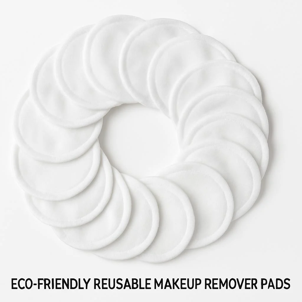Eco-Friendly Reusable Makeup Remover Pads with Mesh Bag - Image 6