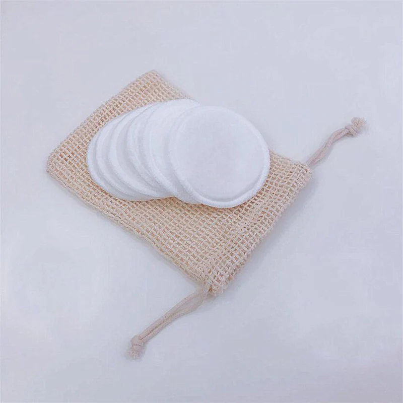 Eco-Friendly Reusable Makeup Remover Pads with Mesh Bag - Image 7