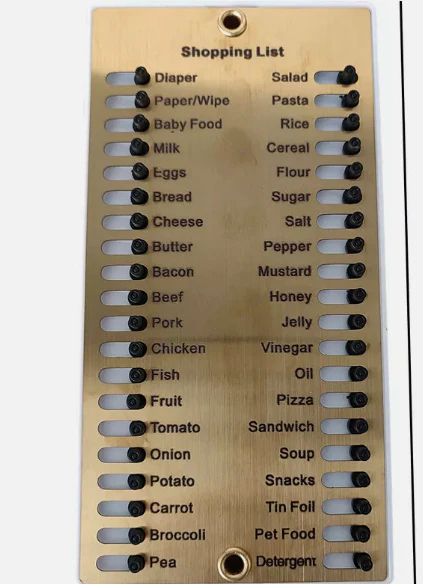 Eco-Friendly Reusable Memory Shopping List Reminder Board - Image 13